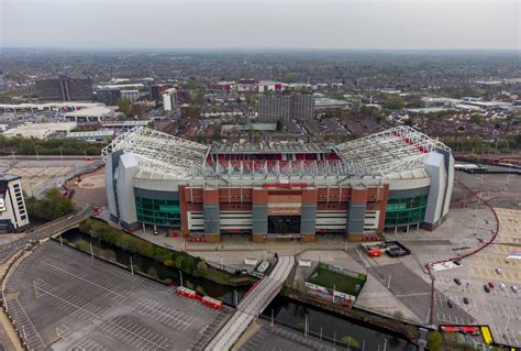 European Super League reaction A general view from above of Old ...