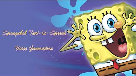 Best 6 SpongeBob AI Voice Text-to-Speech Generators