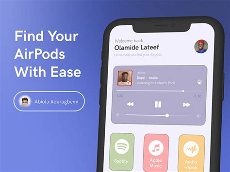 AirPods Location Finder Mobile App :: Behance