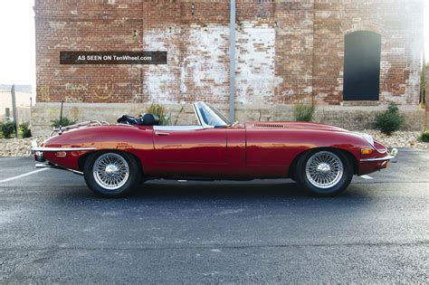 1969 Jaguar E Type Roadster Convertible 4. 2l Red / Black