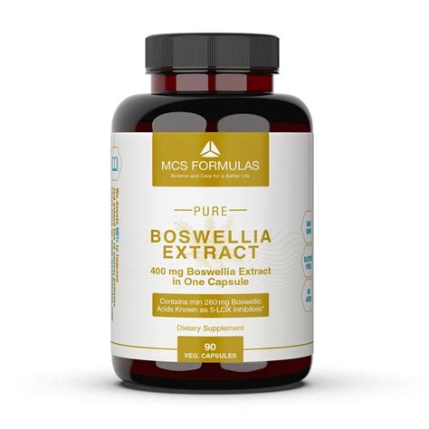 Boswellia-Extract, 400mg/Capsule - MCS Formulas