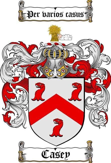 CASEY FAMILY CREST - CASEY COAT OF ARMS gifts available at WWW.4CRESTS ...