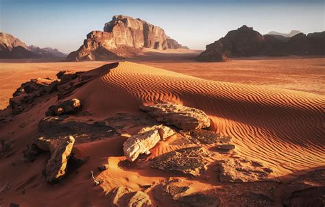 Wallpaper desert, mountains, rocks, Bieganski Patrick images for desktop, section природа - download