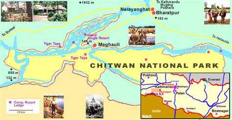 RAOnline Nepal: Chitwan National Park - Map