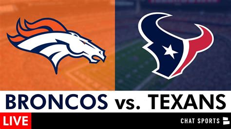 Broncos vs. Texans LIVE Streaming Scoreboard, Free Play-By-Play, Highlights, Stats | NFL Week 13 ...