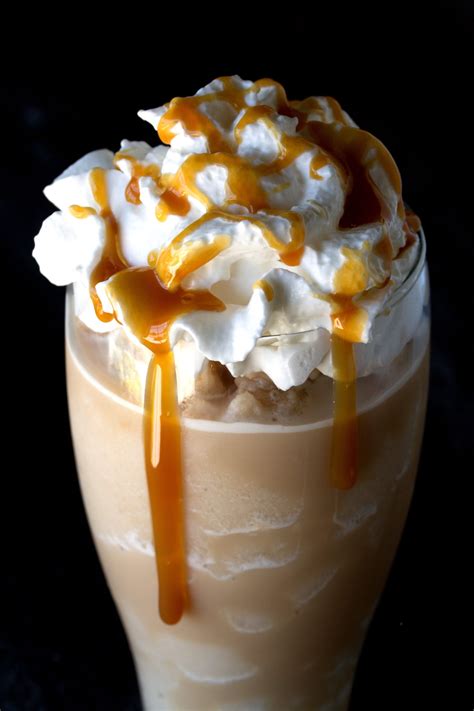 Homemade Salted Caramel Frappe | Easy coffee recipes, Frappe recipe, Coffee recipes