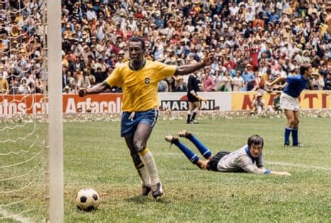 Pelé’s shimmering legend was forged in the heat of the 1970 World Cup ...