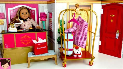 Toy Hotel Play Set - Doll Bedroom Bathroom | American Girl Grand Hotel ...