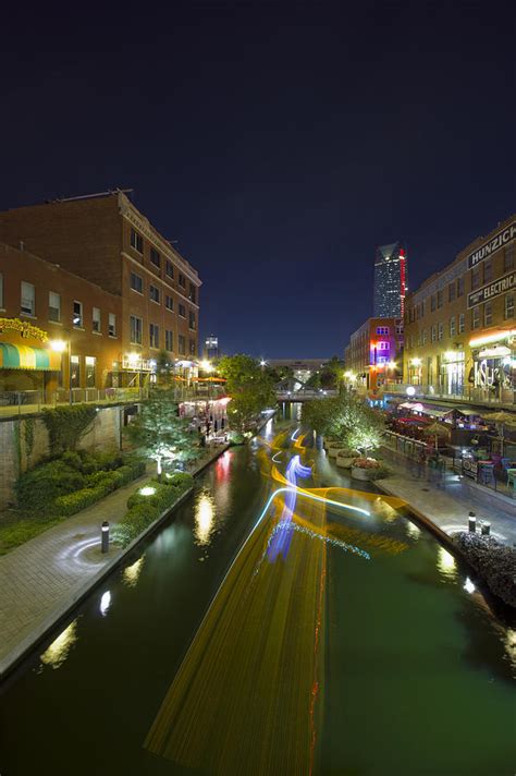 Bricktown Canal Water Taxi Photograph by Jonathan Davison