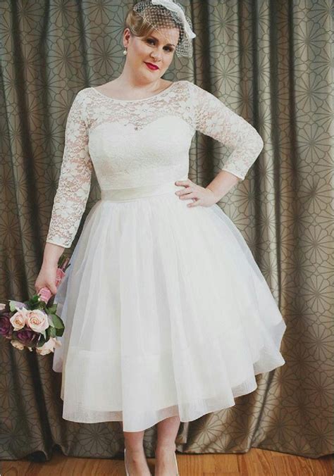 Tea Length Wedding Dresses Plus Size Best 10 tea length wedding dresses plus size - Find the ...