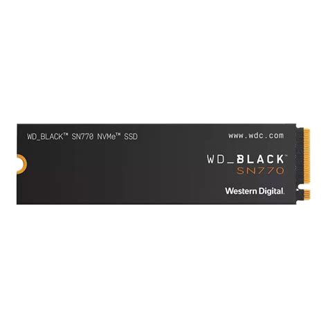 1 TB SSD (เอสเอสดี) WD BLACK SN770 - PCIe 4x4/NVMe M.2 2280 (WDS100T3X0E)