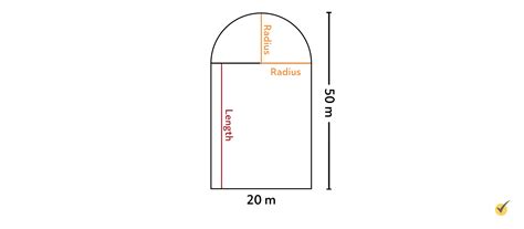 Area of a Rectangle with a Semicircle (Video & Practice Questions)