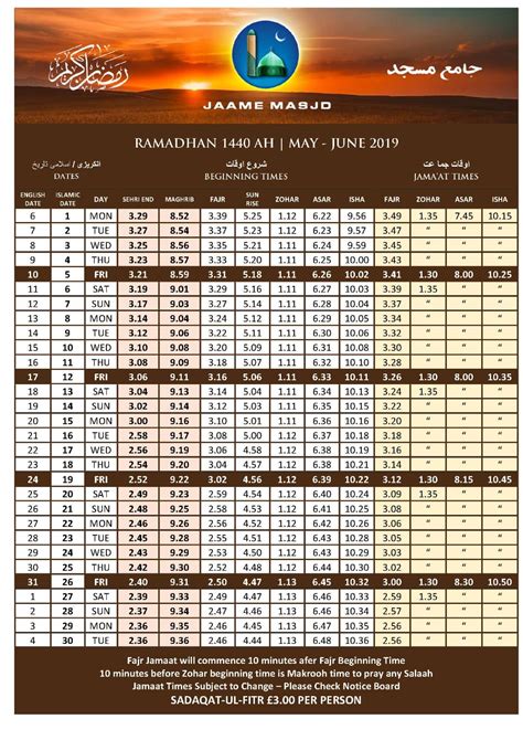 Masjid usman namaz timetable - oplbill