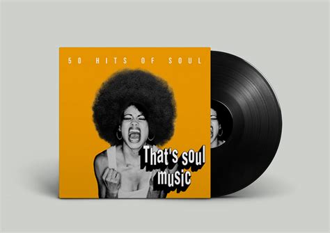 Album cover on Behance