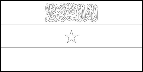 Somaliland Flag Colouring Page – Flags Web