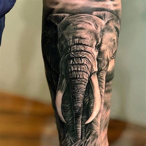 40 Powerful Elephant Tattoo Ideas & Meaning | Realistic elephant tattoo ...