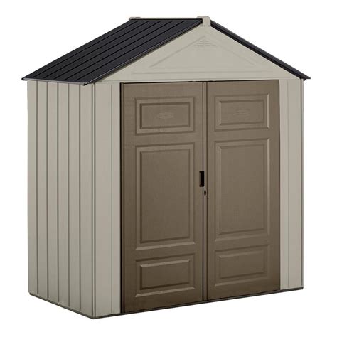 Rubbermaid Big Max Junior 3 ft. 5 in. x 7 ft. Storage Shed, Beige/Ivory | Shop Your Way: Online ...