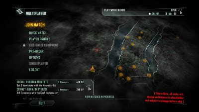 Crysis 3: Multiplayer Menu - Orcz.com, The Video Games Wiki