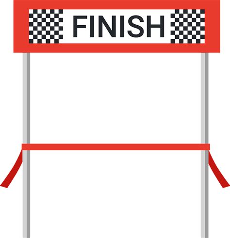 Race Finish Line Clipart