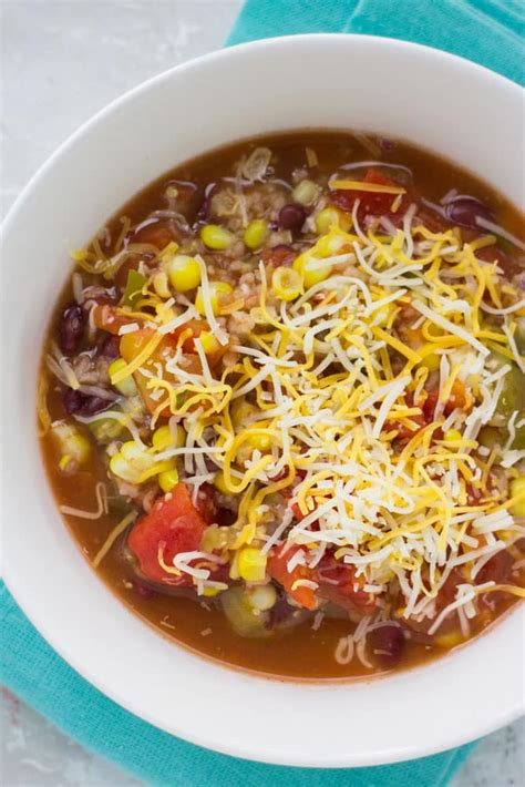 Slow Cooker Mexican Vegetarian Tomatillo Soup - Brooklyn Farm Girl