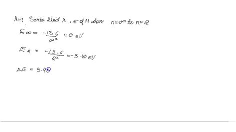 SOLVED:As n becomes very large, the wavelengths of the Balmer (and ...