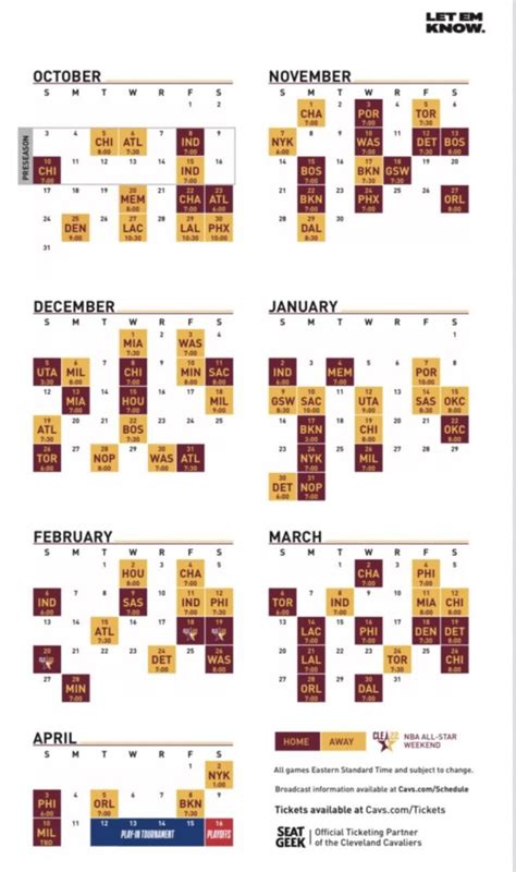 Report: Cavs release full schedule for 2021-22 season - Cavaliers Nation