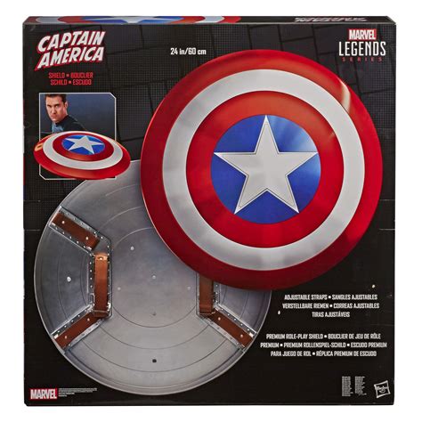 Buy Marvel Exclusive Legends Gear Classic Comic Captain America Shield Prop Replica Online at ...