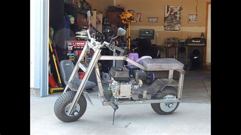 BADASS DIY/HOMEMADE MINIBIKE! - YouTube