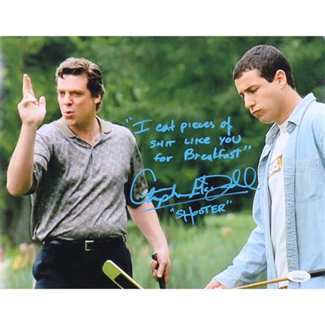 Christopher McDonald Signed "Happy Gilmore" 11x14 Photo Inscribed "'Shooter'" & "'I Eat Pieces ...