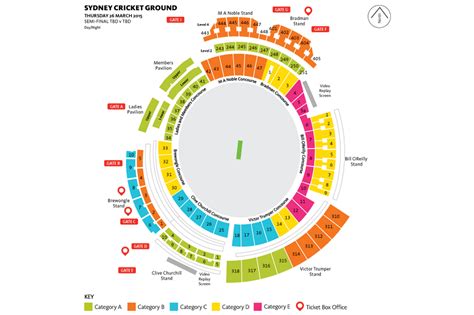 Map Of Scg Seating