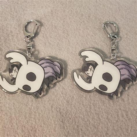 Hollow Knight Knight With Grimmchild 2.5 Double Sided Acrylic Charm ...