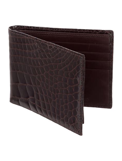 Turnbull & Asser Alligator Skin Wallet - Accessories - BLL20299 | The ...