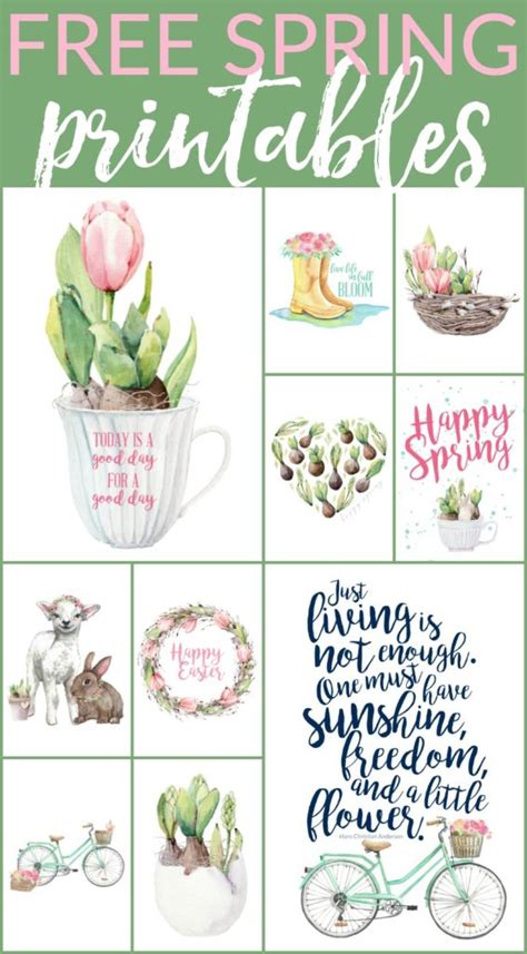 Spring Printables Free