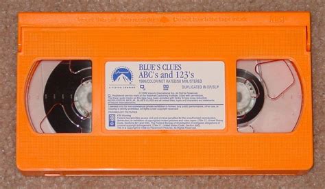 Vhs Blues Clues Abcs & 123 S Video Tape 1998 and 50 similar items