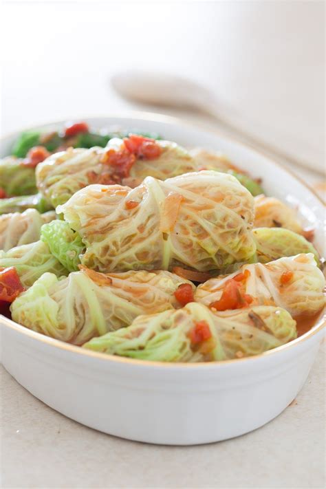 Russian Monday: Vegetarian Stuffed Cabbage Rolls with Quinoa, Onions & Carrots (gluten & dairy ...