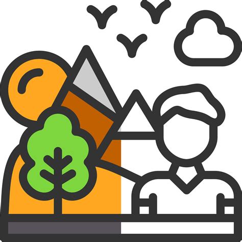 Hiking Vector Icon Design 21086958 Vector Art at Vecteezy