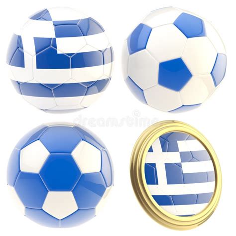 Greece Football Team Attributes Stock Illustration - Illustration of graphic, round: 34531115