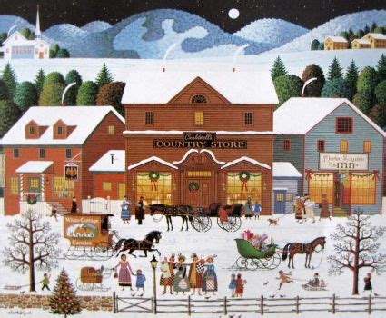 Jigsaw Puzzle | {Charles Wysocki} Making Christmas Merry | 143 pieces ...