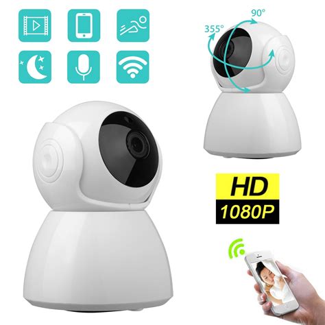 Video Baby Monitor with Camera and Audio, 2.4Ghz Security 1080P Wifi ...