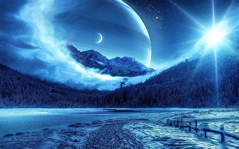 Winter Moonlight Wallpapers - Wallpaper Cave