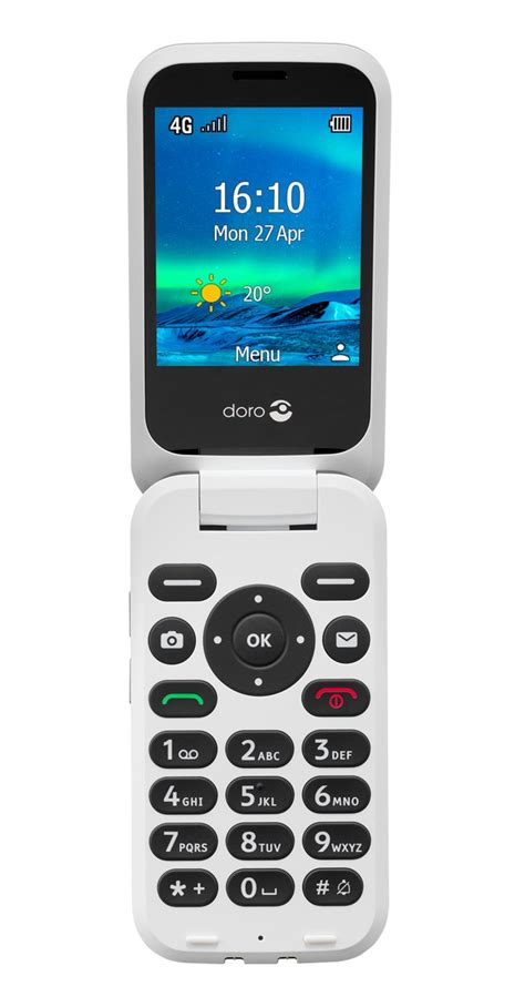 Buy SIM Free Doro 6820 Mobile Phone - Black & White | SIM free phones | Argos