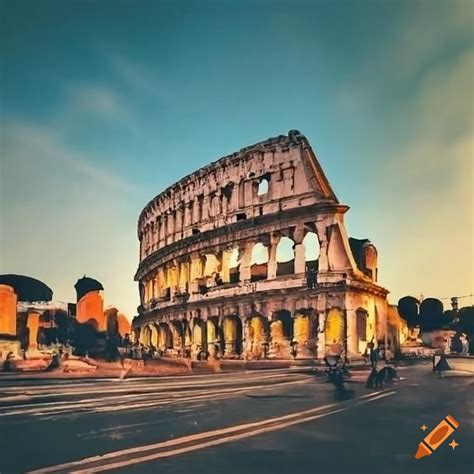 Colosseum in rome, italy on Craiyon