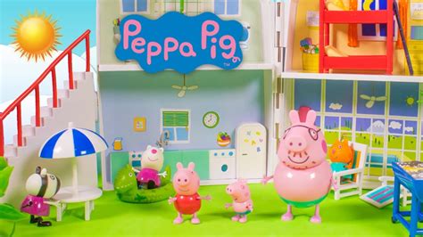 Peppa Pig Holiday Sunshine Villa Playset Peppa Pig Casa de Vacaciones ...