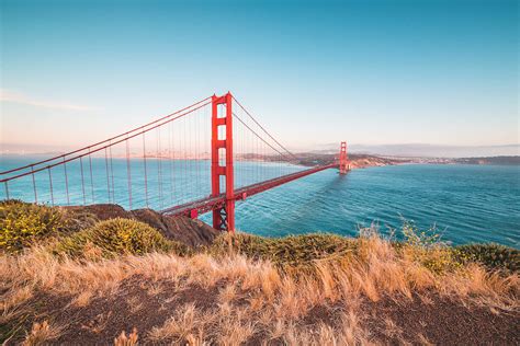 Famous Golden Gate Bridge from Battery Spencer Vista Point Free Stock Photo | picjumbo