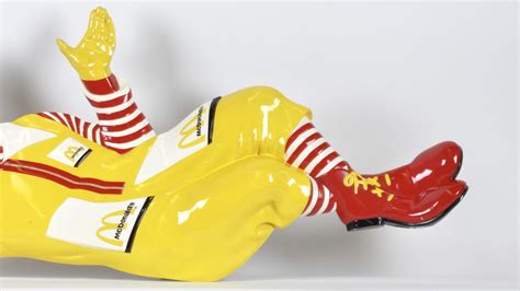 Ronald Mcdonald Fiberglass Statue 58x28 at The Road Art Auction 2015 as ...