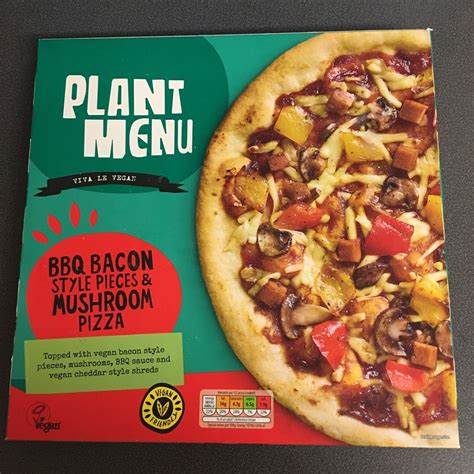 Plant Menu BBQ bacon and mushroom pizza Reviews | abillion