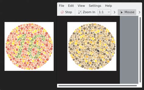 Colour blindness simulator