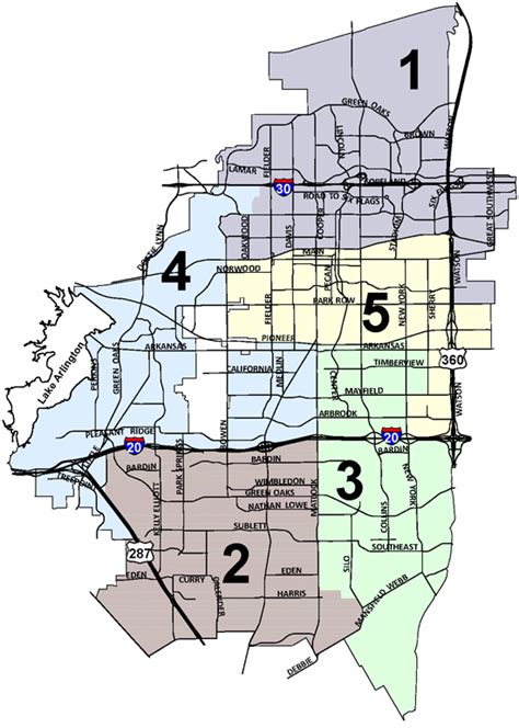 Zip Code Map Of Arlington Texas