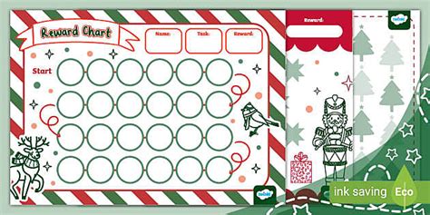 Christmas Reward Chart (teacher made) - Twinkl