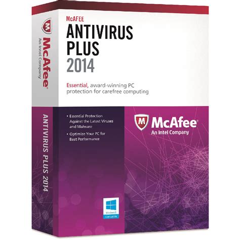 McAfee AntiVirus Plus 2014 (1 User, Download) MAV14E001RKA B&H